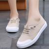 Canvas shoes spring new canvas shoes women's versatile white shoes student flat casual board shoes