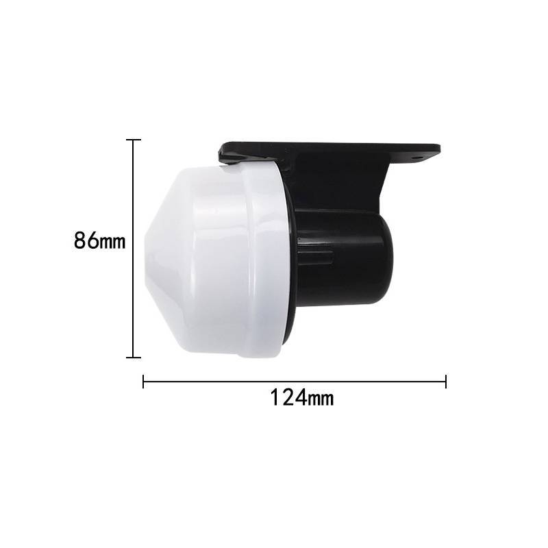 Outdoor Waterproof Street Light Sensor With Light Control For Garden Pathway Illumination
