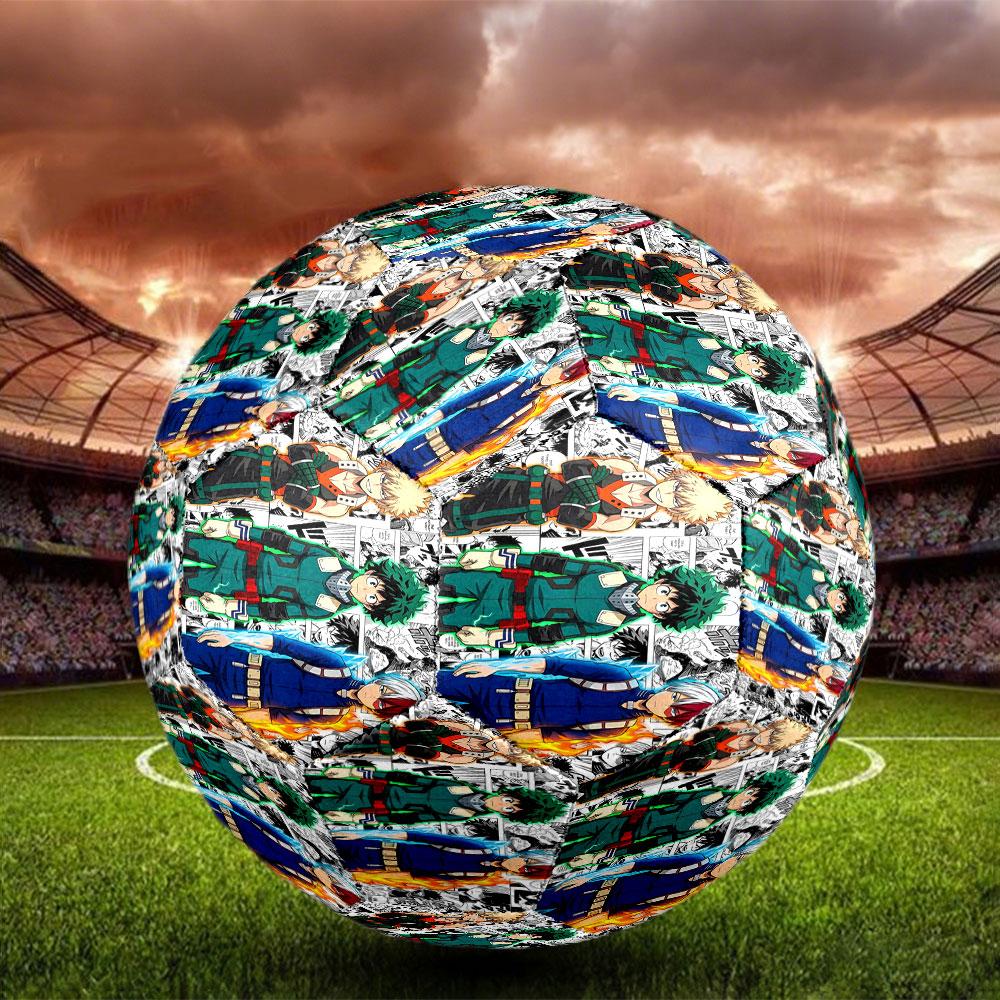Jujutsu Kaisen Print Size 5 Soccer Ball, Standard Match Football for Sports Game and Team Practice, Ideal Gift for Soccer Fans