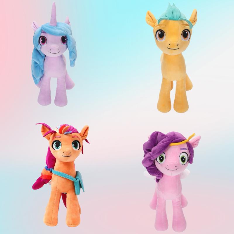 35cm Ny Kawaii My Little Pony Anime Plyschleksaker Enhörningsdocka Ponny gosedjur Biqi Space Princess Nightmare Yuesui Födelsedagspresent