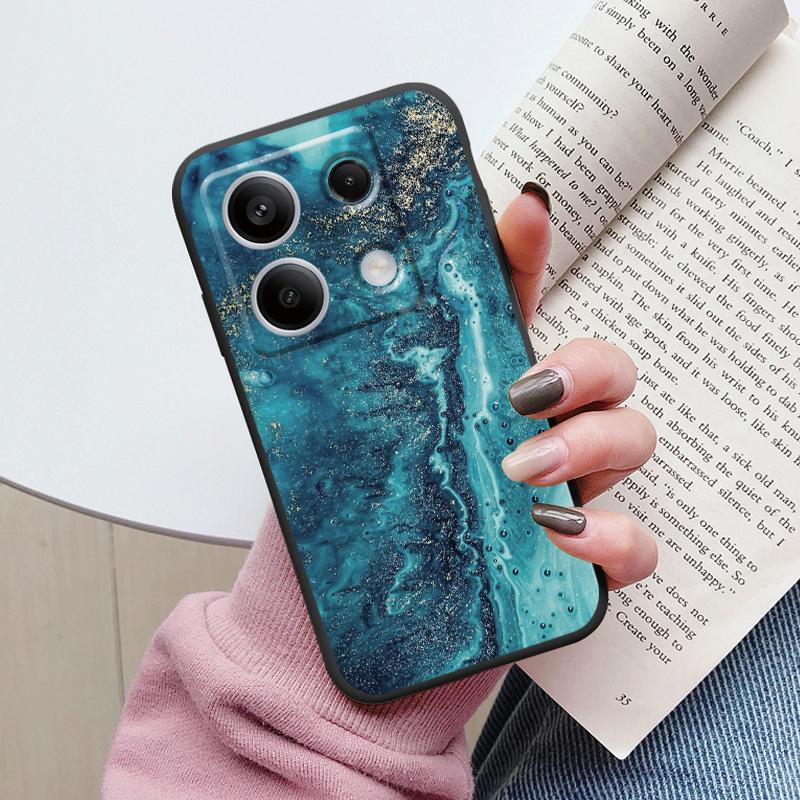 Luxury Case For Redmi Note 13 Pro 4G 5G Fundas Marble Fashion Pattern Soft TPU Protection Cover For Xiaomi Redmi Note14 Pro Capa