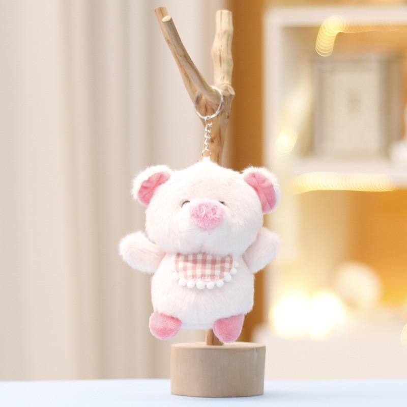 Plush Toy Panda With Pp Cotton Filling Keychain For Kids Room Accessory Gift