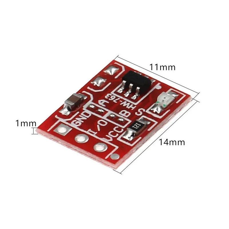 

NEW TTP223 Touch Button Module Capacitor Type Single Channel Self Locking Touch Switch Sensor for Arduino 1PCS