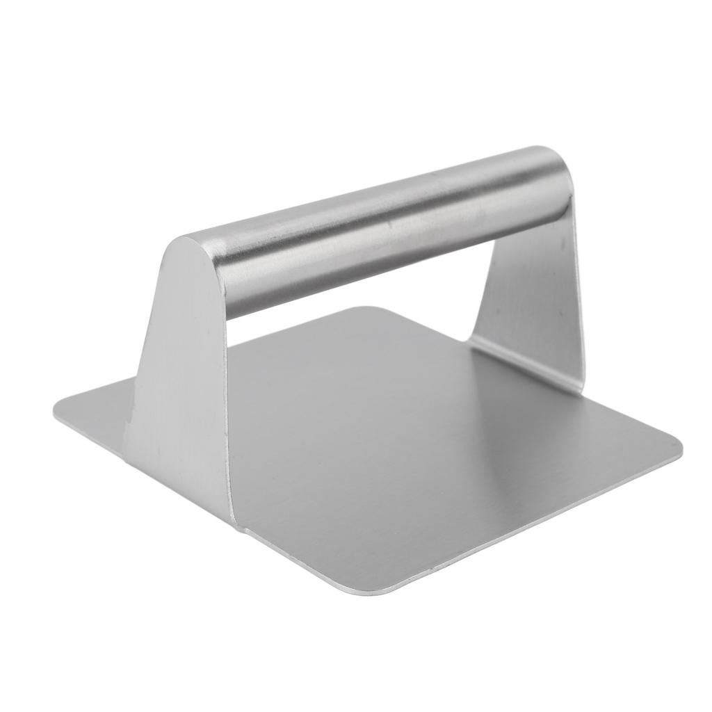 Hamburger Press Stainless Steel Manual Multifunctional Easy to Clean Burger Press for Bacon Steak Square
