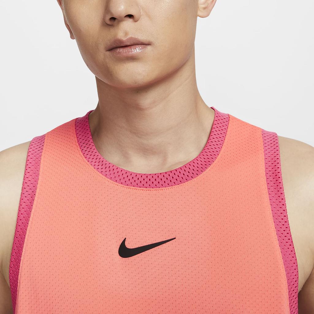 Nike Colorblock Tennis Training Comfort Crew Neck Vest Men Tops Light-Wild-Mango-Yellow FQ2028-643