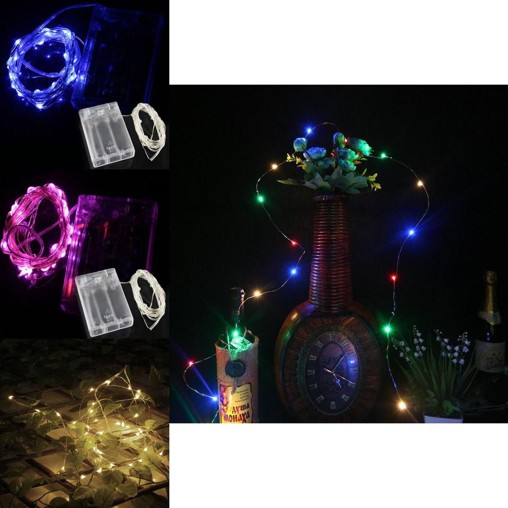 Elegant Led Battery String Fairy Lights With Waterproof Copper Wire For Home Decor