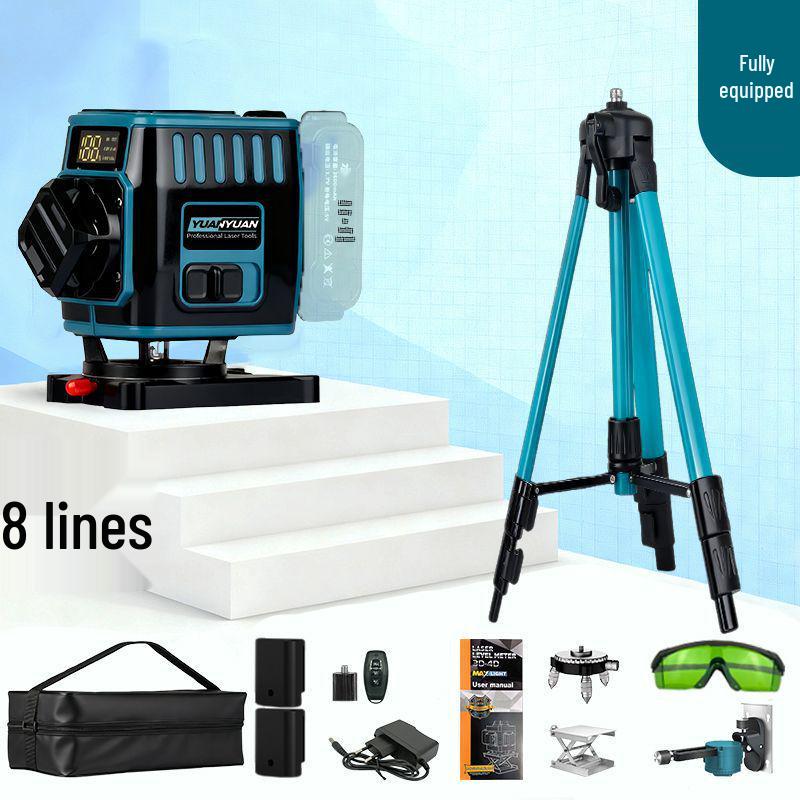 Cross New 16-Line Multifunctional Rotating Laser Level with Infrared Technology
