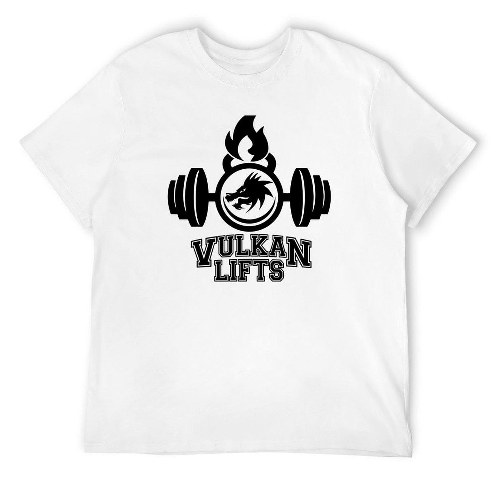 Volcano lifts! T-Shirt heavyweights cute clothes anime figures cute tops T-shirts for men cotton S