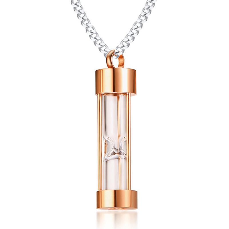 

Can Open Hollow Tube Necklaces For Women Urn Ashes Cremation Memorial Pendants