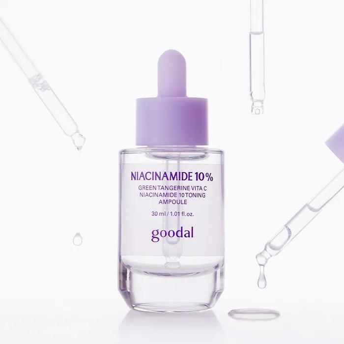 NEW Goodal Green Tangerine Vita C Niacinamide 10 Blemish Ampoule 30ml