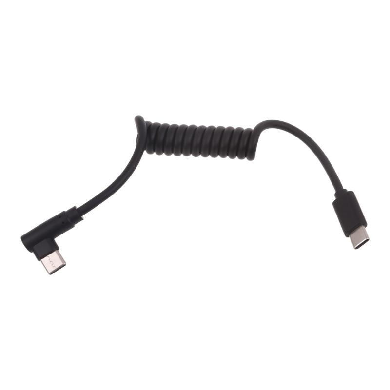 

speed Type C Cable Coiled Spring Designs Cord 10Gbps Data Transfer 3A Fast Charging Suitable for Smartphones