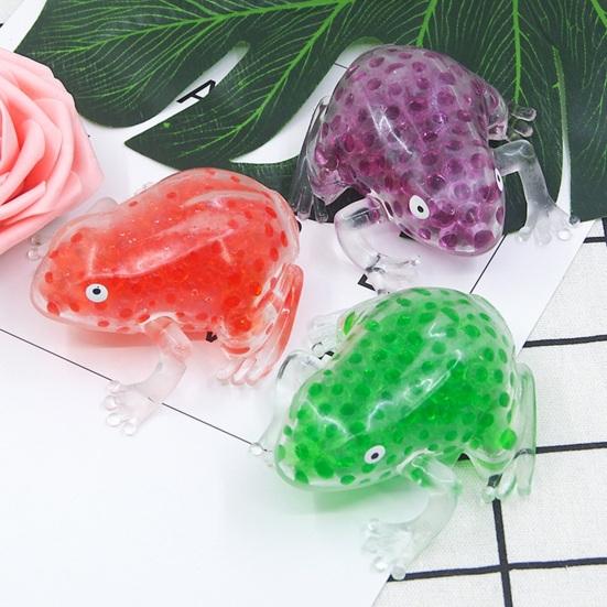 Jucărie Antistres Broască TPR Moale Rebound Rapid Minge de Struguri Jucării de Ciupit Animale Eliberare Stres Jucărie Senzorială Colorată Vent Squishes Decompresie