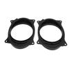2pcs 6.5inch Black Door Speaker Adapter Spacer Rings with 2 Wire Harness Replacement for Corolla Levin 6X9