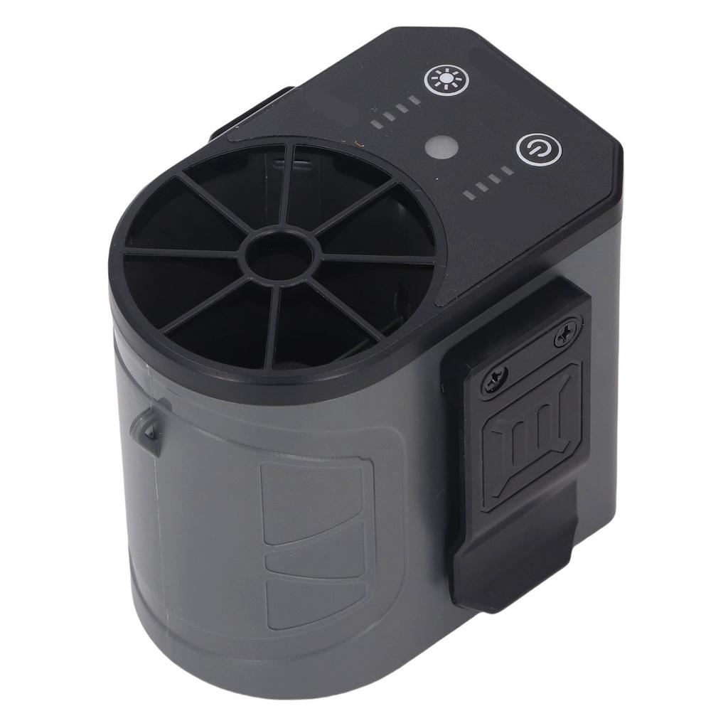 Waist Fan 4 Speed USB Rechargeable Portable Belt Fan with LED Light for Outdoor