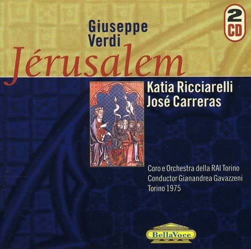 

CD KATIA RICCIARELLI, JOSE CARRERAS, G - Jerusalem BLV107213 Non Japan Classical Used