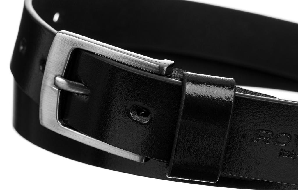 M LÄDERBÄLTE VAR PLW-R-1 105 SVART