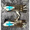 Medieval Hand Gloves Knight Gauntlet Gloves Golden Finish Gauge Fully Wearable