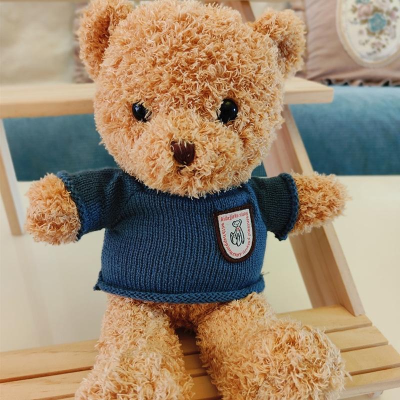 Plush Toy Teddy Bear Doll Plush Toy Doll Gift Animal Bear Doll Gift Throw Pillow