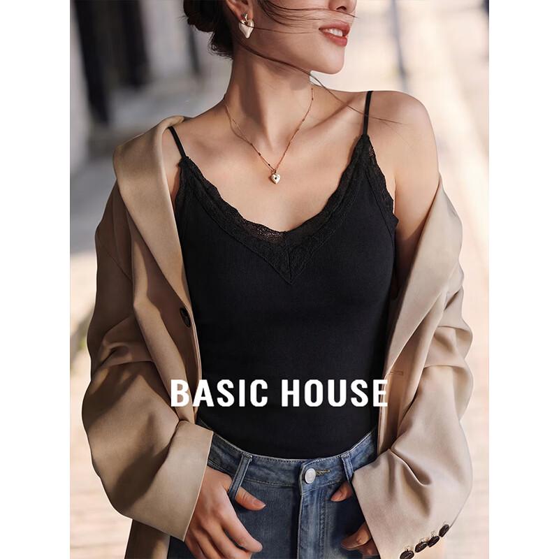 

Базовый женский топ-камзол Basic House с кружевной отделкой, 100% тенсел One Size