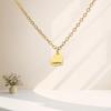 Custom 1-3 Heart Pendants Necklace Stainless Steel Women Symbol Engraved Jewelry Gift for Mother Friends