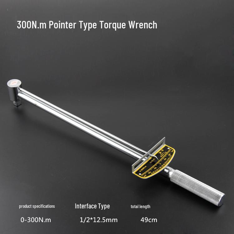 Professional Adjustable Kilogram Torque Wrench - Pointer Type for Auto Repair
