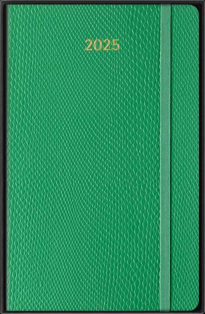 Moleskine Notebook 2025 January Start 12 Months Precious Weekly Diary Large Size Wide X 21cm Soft Cover Manber Green DSPRETK5712WN3BY25 (13cm Long)