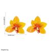 1 Pair Exaggerated Design Flower Stud Earrings Elegant Boho Earrings  Women Accessories