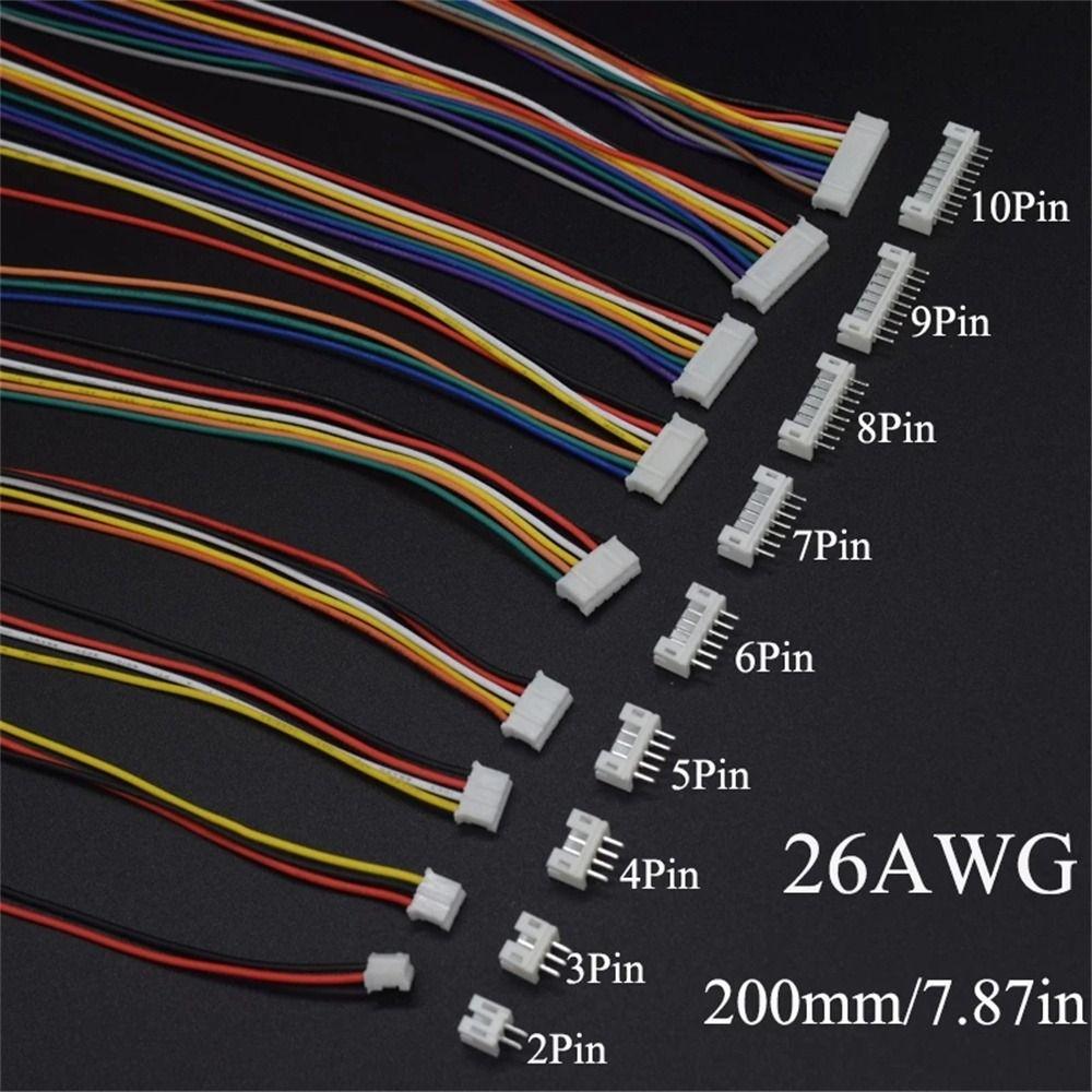 2/3/4/5/6/7/8/9/10 Pin Wire Cable Connector XH 2.54mm Wire Cable Cable Terminal Wire Terminal Wires