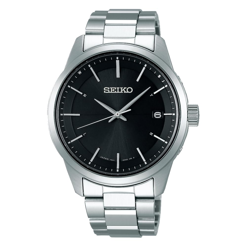 

[Годинник Seiko] Чоловічий годинник Seiko Selection Basic на сонячній батареї з радіокеруванням із нержавіючої сталі SBTM255 Silver