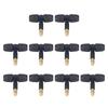 10Pcs Copper Atomizing Nozzles 8/11mm Adjustable Gardening Atomizing Nozzle with Tee Pipes for