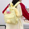 Schoolbag Cute Cartoon Yellow Cake Large Capacity Doll Pain Bag 1011 New Furry Girl Heart Sweet Backpack