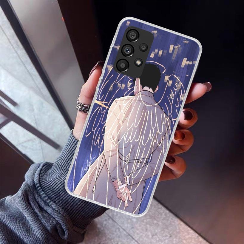 Angel Castiel Supernatural Phone Case For Samsung Galaxy A52 A51 A50S A32 A22 A12 A02S A72 A71 A31 A70 A30S Note 20 Ultra 10 Plu