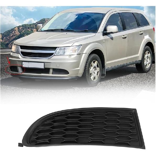 Car Front Bumper Fog Light Grille Cover Left/Right 68079853AB 68079852AB Compatible With Dodge Journey 2014 2015 2016 2017 2018 2019 2020(Right)