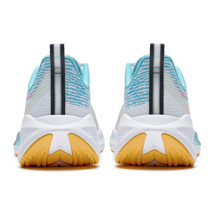 Li Ning Wuyue Cushioning Slip Resistant Abrasion Resistant Breathable Low top Casual Running Shoes Men's Blue ARST003-6