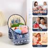 Wool Storage Bag Crochet Tool  Cosmetics Stationery Storage Bag Comes with A Thread Hole Needle A Gift Suitable for Beginners