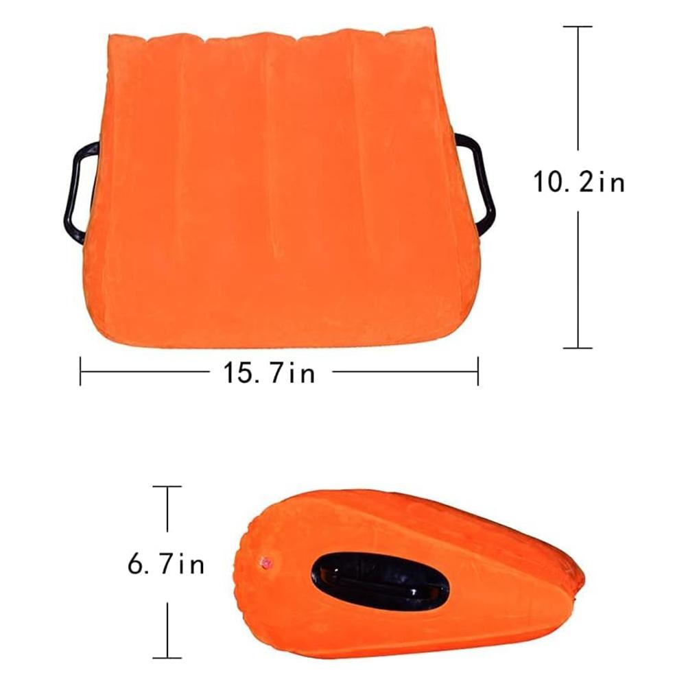 Inflatable Triangle Pillow Couples Toy For Deeper Position Support Ramp Cushion Furniture Adult Sex Toy For Men Women Couples