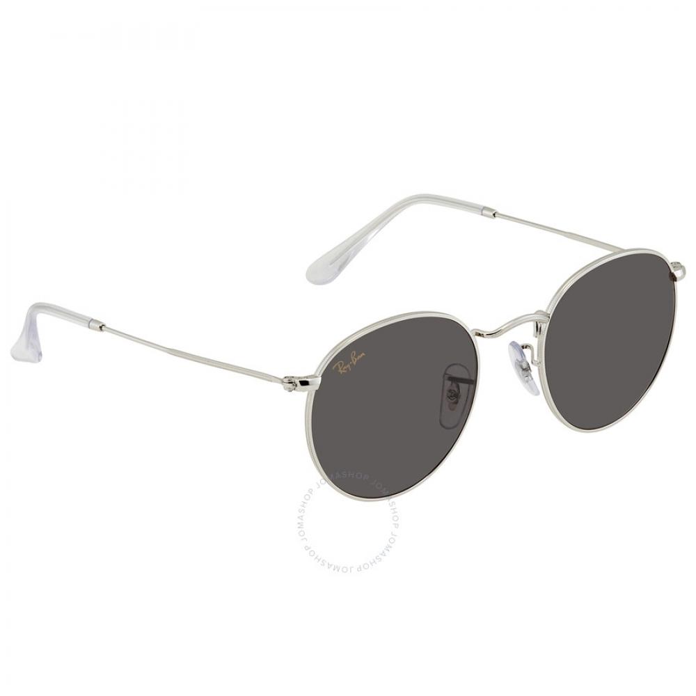 

Ray Ban Round Metal Legend Dark Grey Unisex Sunglasses RB3447 9198B1 50