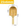 Diamond Burr Tools Metal Engraving Polishing Mm Round Handle