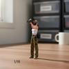 Hand-Painted Photographer Figure Finely Detailed Female Figurine