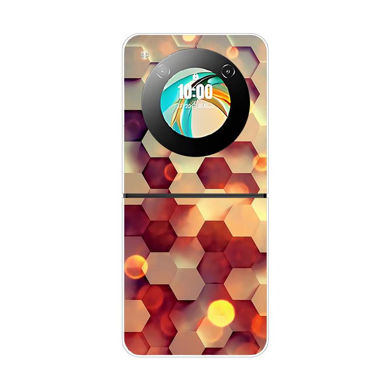 Pevný PC kryt pre ZTE Nubia Flip 2 Nárazuvzdorné puzdrá na telefón pre ZTE Libero Flip 2 5G Zadný priehľadný kryt Flip2 Coque Funda