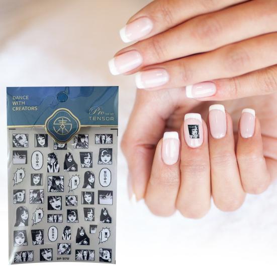 Nail Art Sticker Easy To Apply Removable Decorative