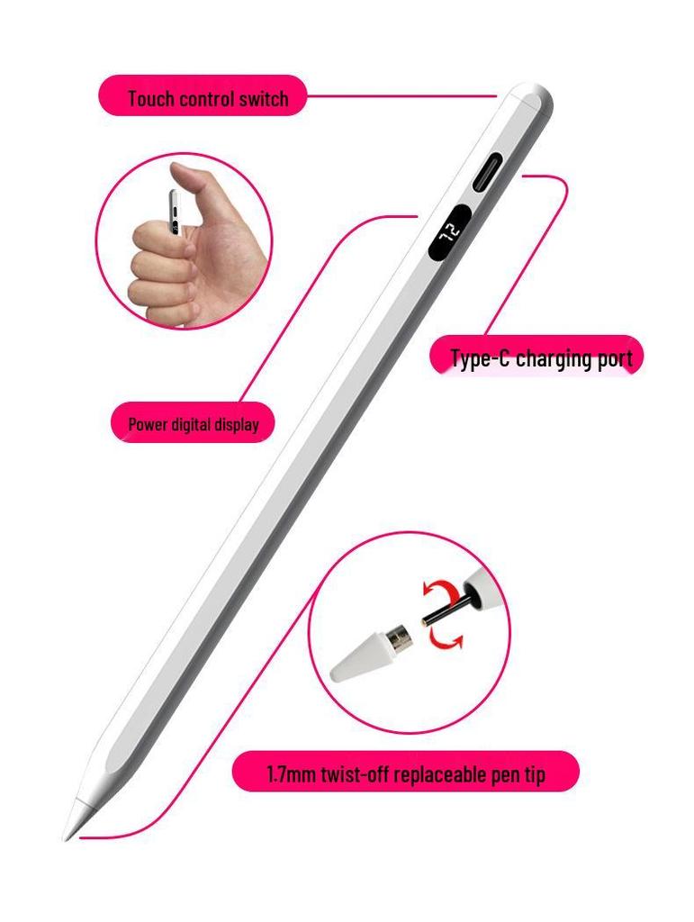 Kapazitiver Stift für iPad, OPPO, Xiaomi, VIVO und Huawei Touchscreens