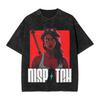 Mens TShirt Dispatch Game  Washed T Shirts Fashion  Summer Tees Streetwear Simple Casual Clothes Gift