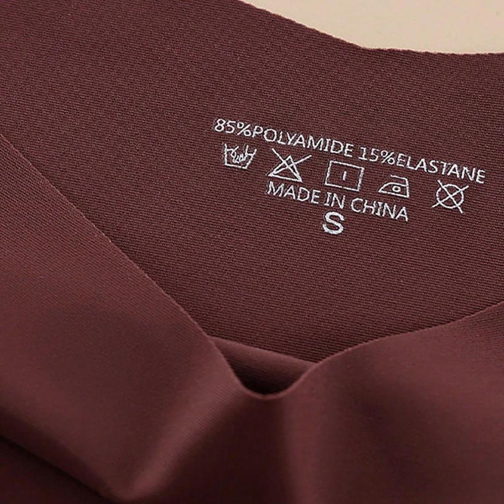 Women's High-Waist V-Shaped Seamless Ice Silk Hip-Lifting Triangle Panties