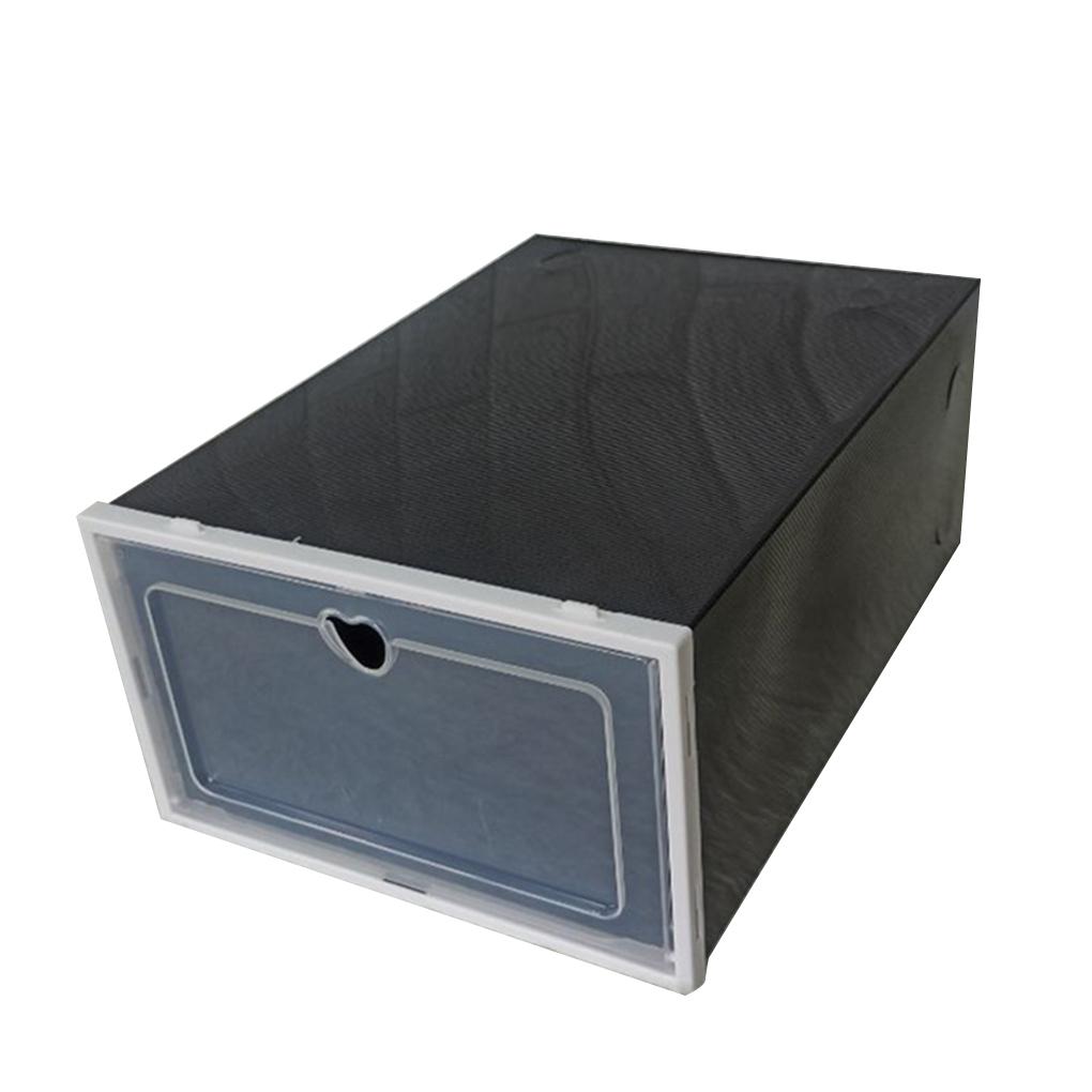 Storage Shoe Box Stackable Clear Closet Shelf Plastic Organizer Shoe Container светло-зеленый 463₽