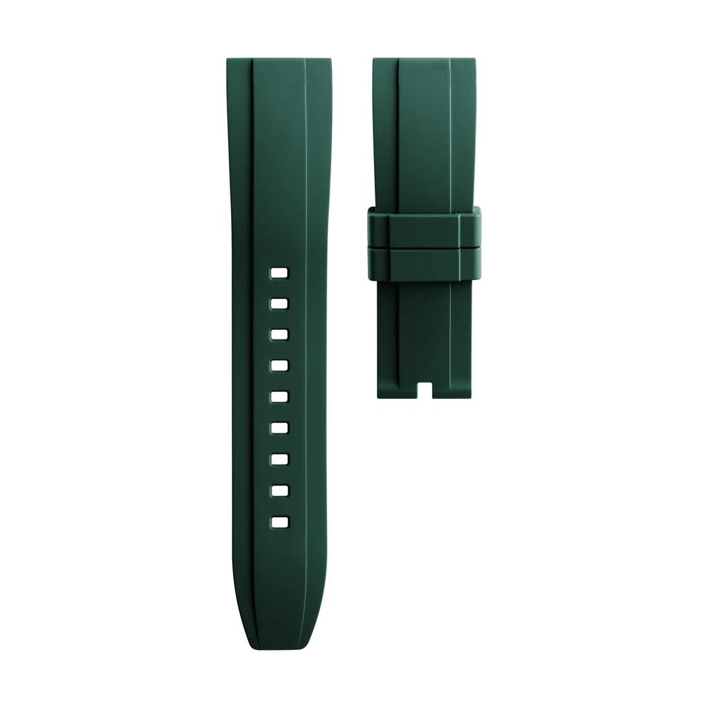 18/19/20/21/22/23/24mm Quick Release Fluororubber FKM Rubber Strap Smartwatch Men Women Wristband Universal Bracelet Accessories