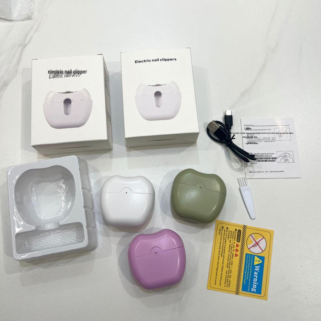 USB-wiederaufladbarer automatischer Nagelknipser für Babys & Ältere - Kompaktes elektrisches Trimmer & Schleifgerät