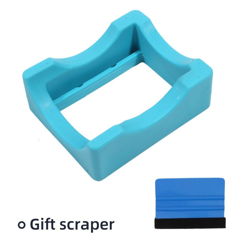 Silikonový držák na kelímek - S vestavěným otvorem pro nálepky na hrnky, řemeslné práce, malé kelímky, kreativní doplněk k nápojovému nádobí