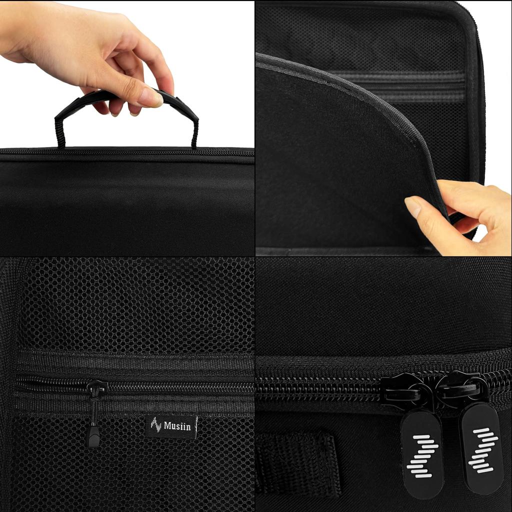 Musiin Vocal Performer Case for Boss Vocal Effects and Loop Station Comfortable Handle and Adjustable Shoulder Strap for and Portable Shockproof