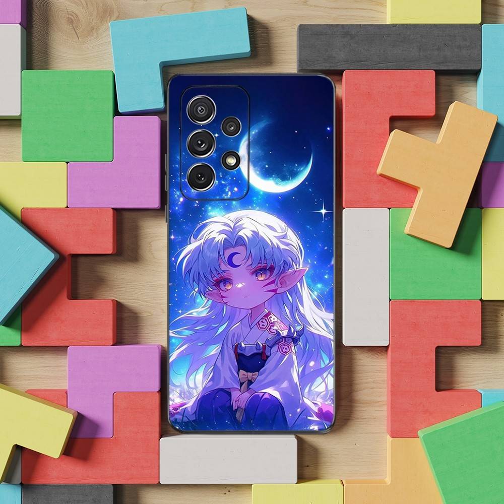 

Popular I-Inuyasha Anime Phone Case For Samsung S25,S24,S23,S22,S21,S20,S10,Ultra,Plus,Lite,FE,Soft Silicone Black Cover Samsung S20fe